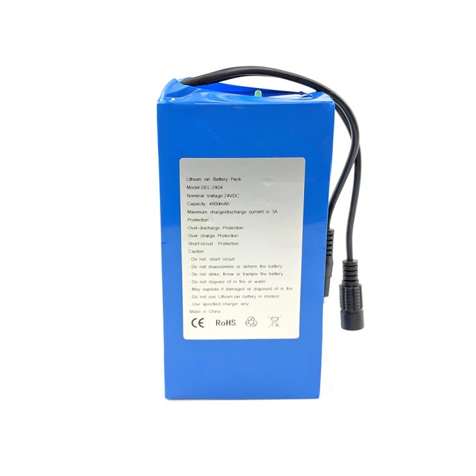 LED Streifen Batterie/Akku 24V inkl. Auflader und Ein/Aus Schalter
